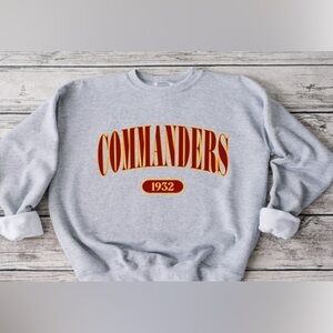 Commanders Offset Crewneck